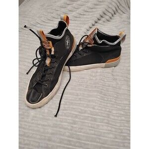 Converse Men's CTAS Ultra Mid Black  Grey Tangelo Hi-Top Trainers Size 10 Mens